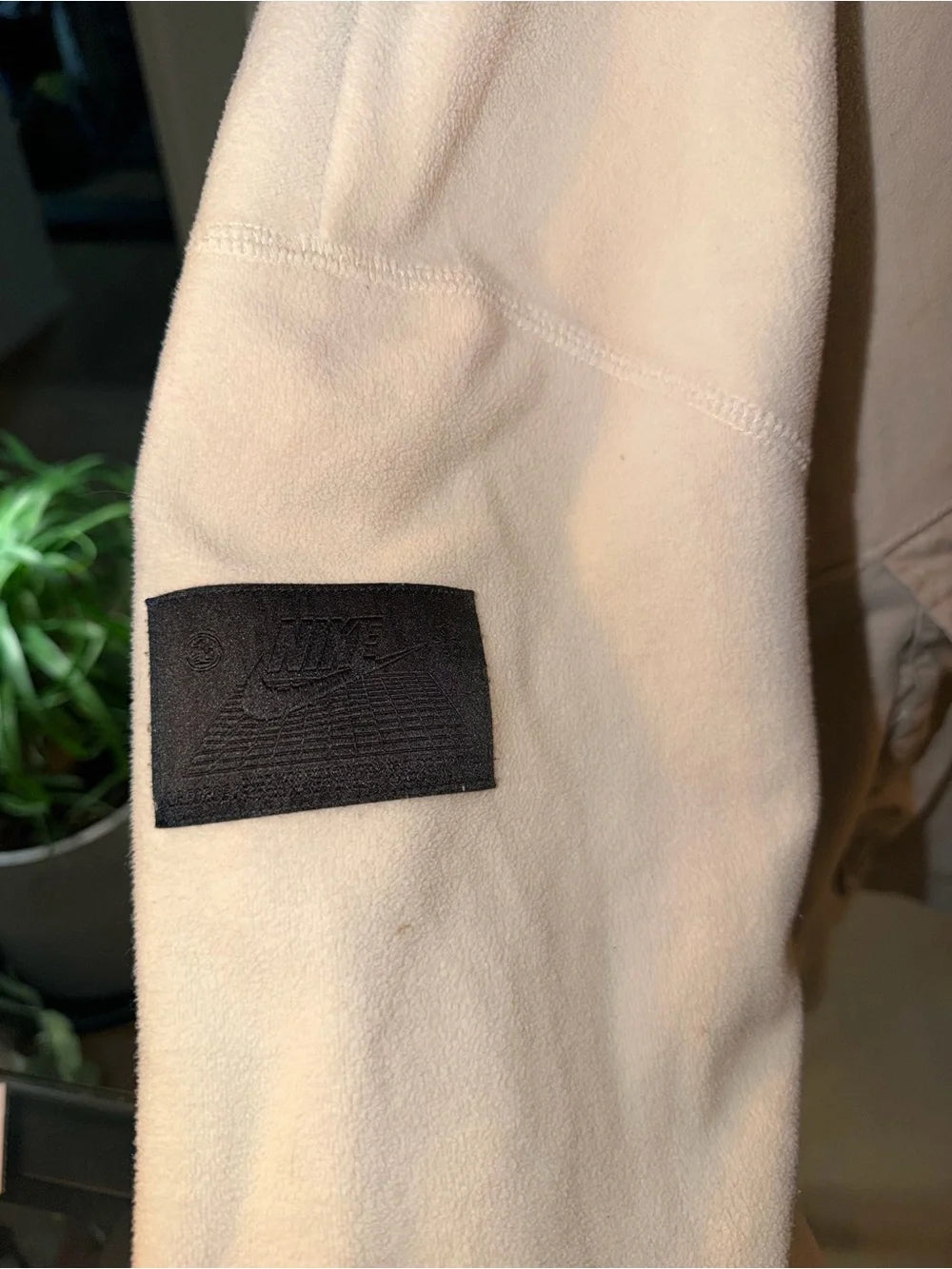 Nike Cream Half-Zip Utility Pullover Jacket | Cozy Sporty Chic